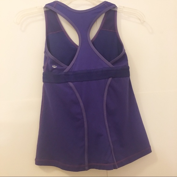 Lululemon athletica racer back tank purple size 4 - Picture 6 of 8
